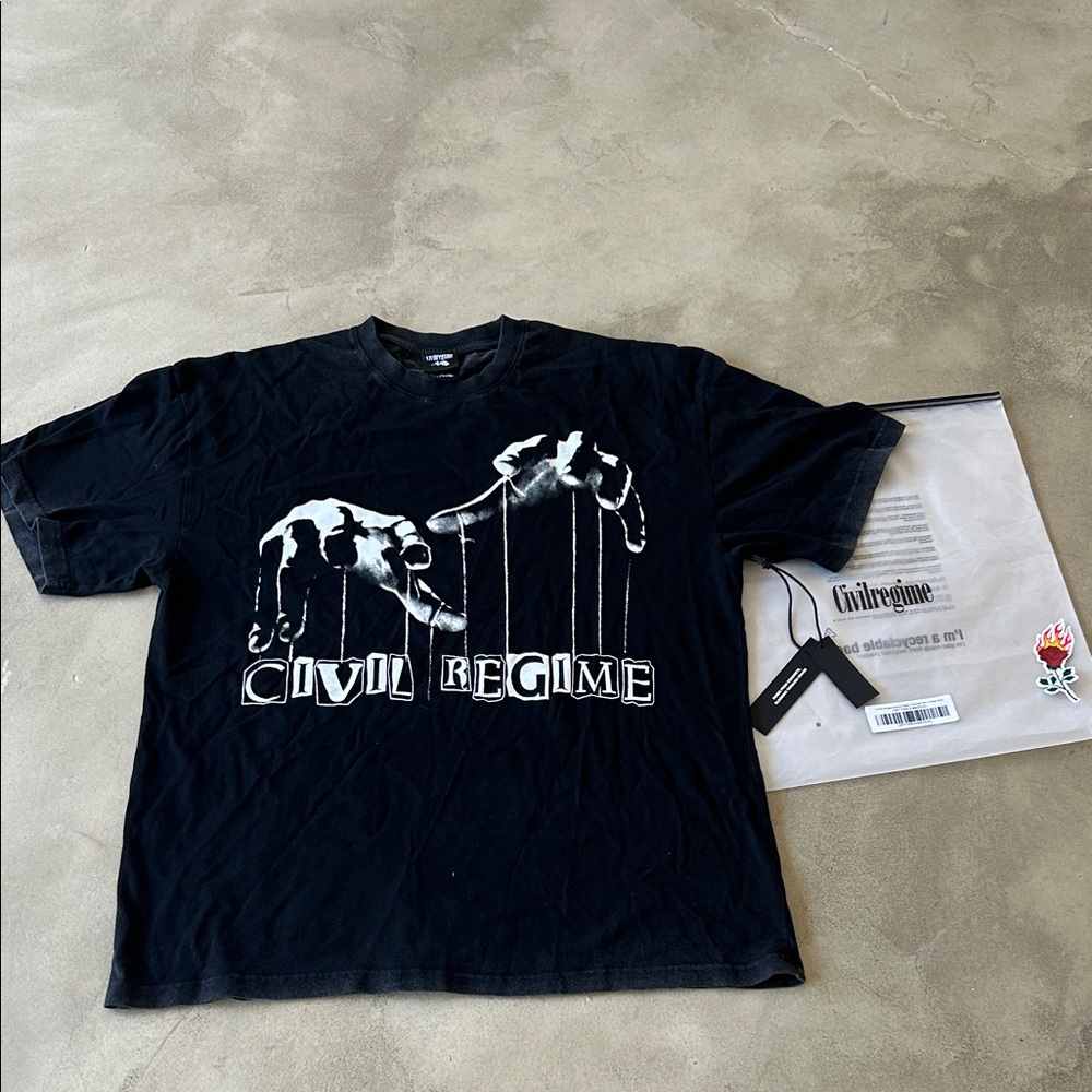 🖤NWT Civilregime Pull My Strings Graphic T-Shirt